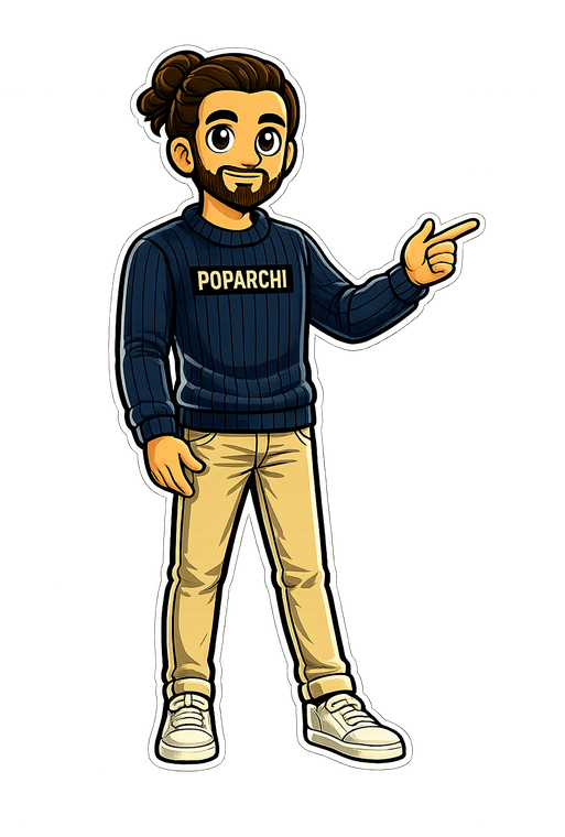 Le personnage illustré PopArchi présente son atelier tech.